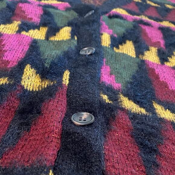 ModCloth Sweater Putting The Pieces Together Womens Size Small oversized chunky - Picture 6 of 8